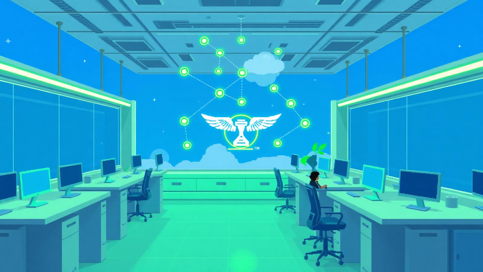 Hermes Workspace — pixel-art preview