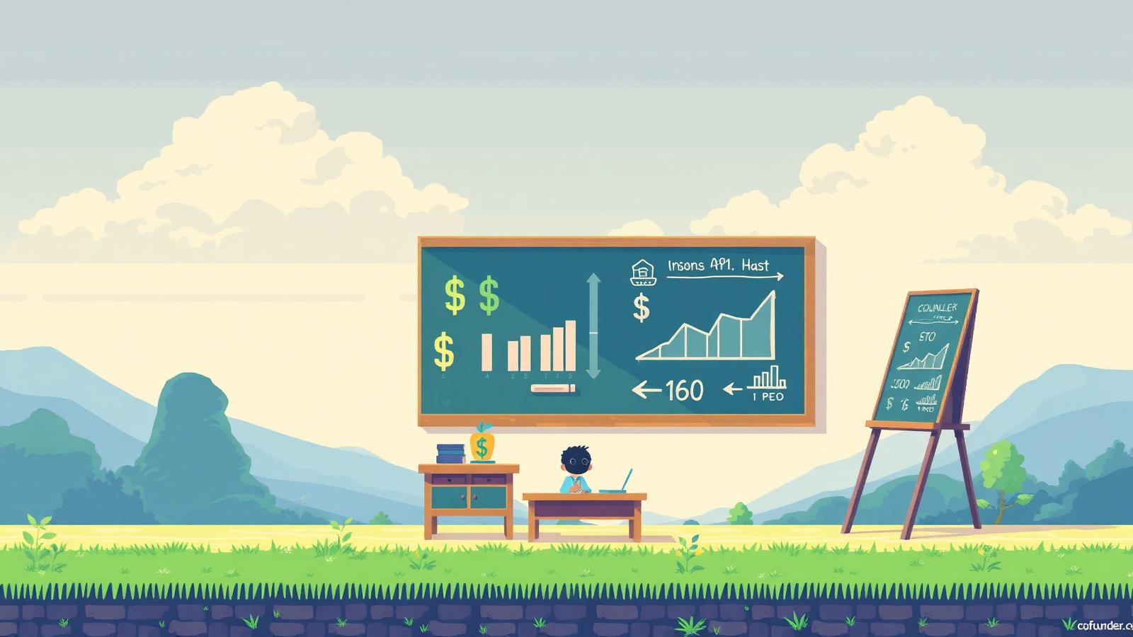 AI Income Academy — pixel-art preview