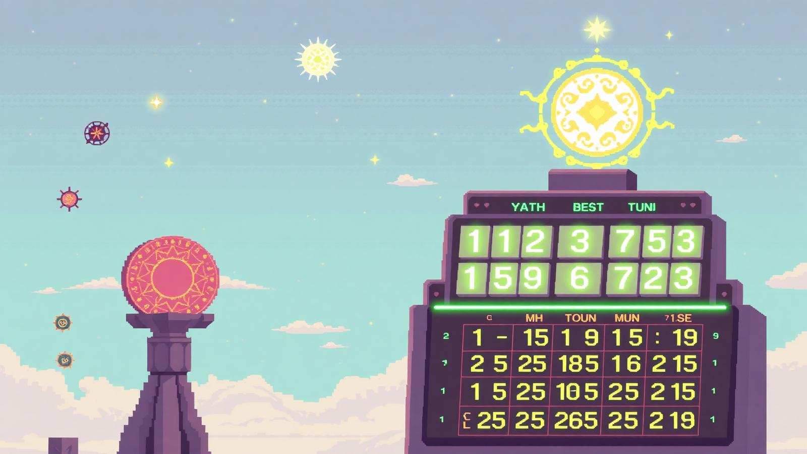Kira Nombor Metafizik — pixel-art preview